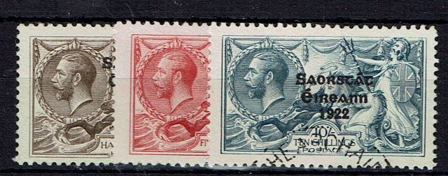 Image of Ireland SG 83/5 FU British Commonwealth Stamp